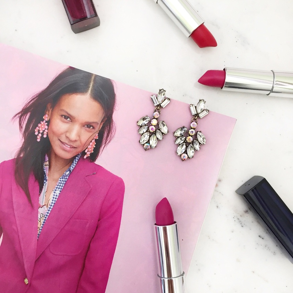 "Arabella" Earrings || Clear Crystal Statement